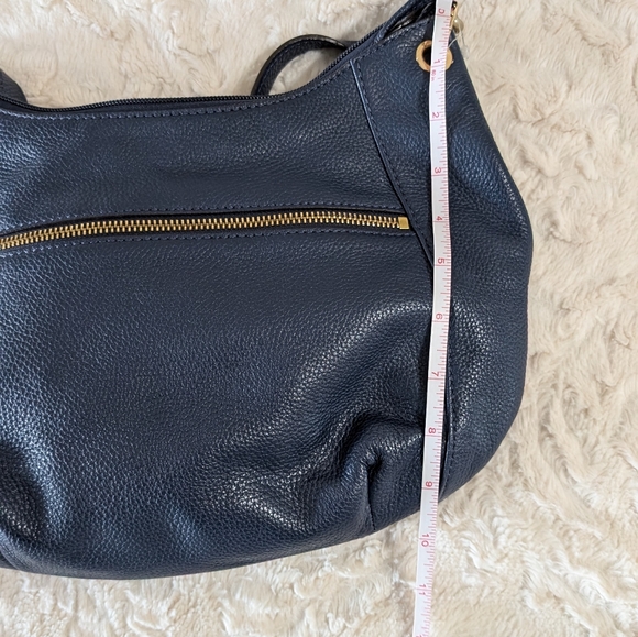 Micheal Kors blue leather tassel hobo bag - Picture 12 of 16